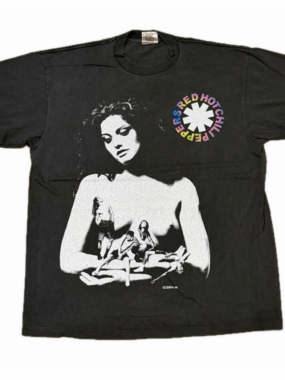 Vintage Red Hot Chili Peppers Black Graphic Band Tee